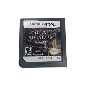 Nintendo DS Escape Museum Game Cartridge - Gray